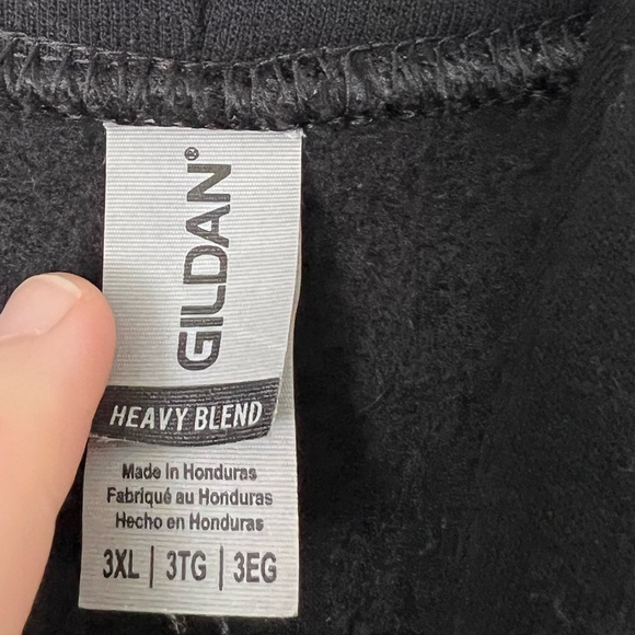 Psychedelic Cellar Gildan Hoodie 3XL - Black Graphic Oversized Sweatshirt - Picture 5 of 9